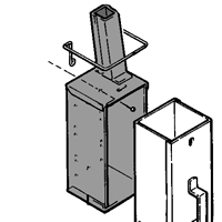 MOUNTING - CASH BOX [WHERE FITTED WITHIN CABINET] / MPN - 600648 